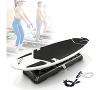 Simulador de surf, tabla de equilibrio para surf, equipo de fitness para gimnasio en casa, aparato de pilates, para todas las edades, mejora la estabilidad del tronco y la coordinación general.