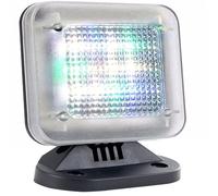Simulador de TV con iluminación LED y puerto USB como protección antirrobo
