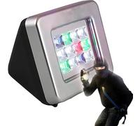 Simulador de TV falsa LED, dispositivo disuasorio antirrobo con sensor de atardecer, 4 modos, función de temporizador, luz ultra brillante para seguridad nocturna y protección contra robo