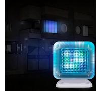 Simulador de TV falso, equipo antirrobo LED, encendido automático con sensor de anochecer y sensor de fuente de luz integrado para seguridad en el hogar