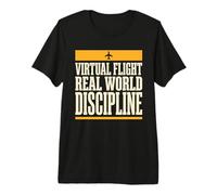 Simulador de Vuelo Simulador de Vuelo Aviación Gamer Sim Piloto Camiseta Premium