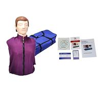 Simulador Esqueleto anatómico con Accesorios médicos, Modelo Entrenamiento compresiones torácicas, maniquí reanimación Primeros Auxilios, maniquí Cuerpo Completo para Entrenamiento RCP.