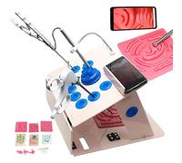 Simulador LaparoscóPico, Entrenador LaparoscóPico Plegable Con Endoscopio De 30 Grados, 10 MóDulos De Entrenamiento, Para Kit De Entrenamiento QuirúRgico De Enfermera Estudiante