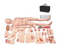Simulador Maniquí de Primeros Auxilios para atención de traumatología Maniki científico para atención al Paciente Maniquí de enfermería de Cuerpo Completo 170 cm Modelo de enseñanza educativ