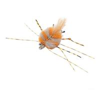 Simulated Crab Fly Lure 2/0# Saltwater para bass Simulated Crab(orange) | 2/0 hook, high carbon steel, construction, attracts predatory fish, saltwater ready