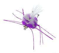 Simulated Crab Fly Lure 2/0# Saltwater para bass Simulated Crab(purple) | 2/0 hook, high carbon steel, construction, attracts predatory fish, saltwater ready