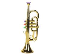 Simulated Trumpet Toy, Wind Instrument Learning Horn, Musical Model for Kids, Ideal para Early Education Birthday Christmas Holiday Kindergarten School Use 4,72 x 3,54 x 13,39 pulgadas
