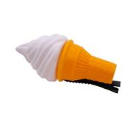 Simulation Cone Ice Cream Pinzas para el cabello para mujeres y niñas Horquillas divertidas para el cabello Duckbill Accesorios para el cabello