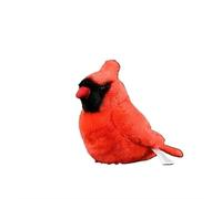 Simulation Fat Chirp Series Toy Doll North American Cardinal Plush Toy Pendant Soft and Cute 's Companion Gift