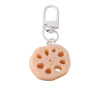 Simulation Fruit Keychain Resin Apple Lemon Strawberry Orange Keyring for Women Handbag Pendant DIY Jewelry para Llaves de casa y Mochilas(Blue)