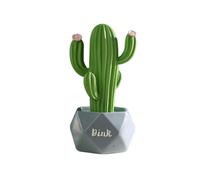 Simulation Succulents Vivid Bonsai Adornment Cactus-shaped Office Use 8.7X4.5X4.3in Visual Enjoyment 1Pack