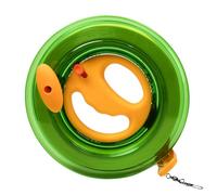 Simxkai Carrete de cuerda de cometa, bobinador de línea, viene con cerradura, 18 cm con línea de 200 m (verde)