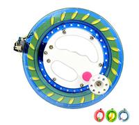 Simxkai Carrete de cuerda de cometa, carrete de cuerda, enrollador de línea, viene con bloqueo, 8 pulgadas con línea resistente (azul)