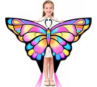 Simxkai Cometa de Mariposa para Niños y Adultos - Grande y Fácil de Volar para Principiantes - Mango de Línea de 300 Pies Incluido - Ideal para Actividades de Playa