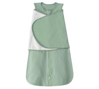 SIMYJOY Bebé Mantas Envolventes Bebé Swaddle Wrap 3 in 1 Saco Dormir Bebé 6-12 Meses, Manta Ajustable de Algodón, Verde