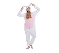SimZoo Animal Onesie Pijamas para Adultos Disfraz de Gato Ropa de Dormir para Hombres Mujeres Unisex Ropa de hogar de una Pieza
