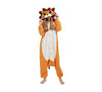 SimZoo Pijama Mono De Animal para Adultos, Ropa De Dormir para Disfraz De LeóN para Hombres Y Mujeres, Ropa para El Hogar Unisex De Una Pieza