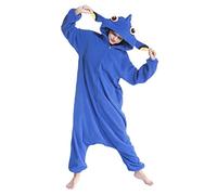 SimZoo Pijamas De Animales para Adultos, Disfraz De Pez, Ropa De Dormir para Hombres Y Mujeres, Ropa De Hogar Unisex De Una Sola Pieza