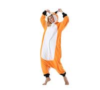 SimZoo Pijamas De Animales para Adultos, Traje para Hombres Y Mujeres, Ropa De Dormir New Fox, Ropa De Hogar Unisex De Una Sola Pieza