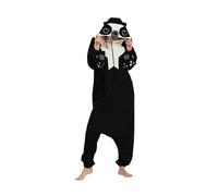 SimZoo Tier-Einteiler-Pyjama für Erwachsene, Tier-Cosplay-Kostüm Nachtwäsche für Männer und Frauen, Einteilige Unisex-Hauskleidung, XL