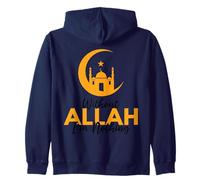 Sin Alá no Soy Nada Ramadán Kareem Musulmán Islámico Sudadera con Capucha
