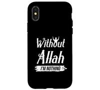 Sin Allah Nadie Fe Creyentes Islam Musulmán Orar Dios Carcasa para iPhone X/XS