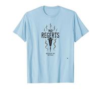 Sin arrepentimientos Porque no Hay Tatuajes, Cita ingeniosa para un Amante de la Tinta Camiseta, Hombre, Azul Bebé, 3XL
