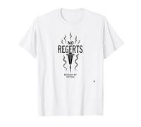 Sin arrepentimientos Porque no Hay Tatuajes, Cita ingeniosa para un Amante de la Tinta Camiseta, Hombre, Blanco, XL