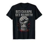 Sin azúcar sin piedad Keto Funny Russian Camiseta
