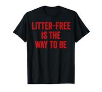 Sin Basura Anti Littering Reciclar Cambio Climático Camiseta