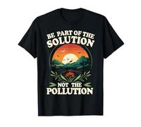 Sin Basura Anti Littering Reciclar Cambio Climático Camiseta