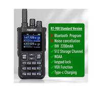 (Sin Bluetooth) Walkie-talkie de radioaficionado de banda completa Radtel RT-900 de 8 W, estación de
