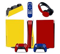 Sin burbujas Y Sin Espuma Para PS5 Consola Disc Edition & Digital Edition Pegatina Vinilo Calcomanía Cubierta Para Ps5 Mando & Estación Carga & Auriculares & Mando Multimedia 00694(Disc Version)