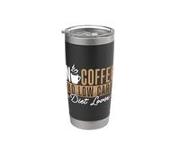 Sin café Sin dieta cetogénica baja en carbohidratos Dieta baja en carbohidratos para amantes del café Vaso térmico de acero inoxidable de doble pared