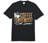 Sin café Sin Dieta cetogénica Baja en carbohidratos Dieta Baja en carbohidratos para Amantes del café Comfort Colors Adult Heavyweight T-Shirt