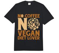 Sin café Sin Dieta Vegetariana Amante del café Amante de la Dieta Vegana Comfort Colors Adult Heavyweight T-Shirt