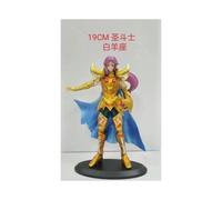 (Sin caja, 02) figura de acción de PVC de Anime Gold Saint Seiya Aquarius Aries Piscis Cancer Lion juguete de