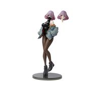 (Sin caja, 23 cm Black Luna) 24 cm Astrum Design Luna Ilustración de YD Anime Figura Sexy Black Pink Mask Girl
