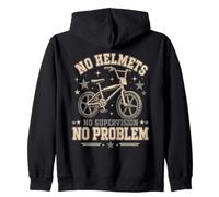 Sin Cascos, sin supervisión sin Problema Gen X Sudadera con Capucha
