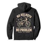 Sin Cascos, sin supervisión sin Problema Gen X Sudadera con Capucha
