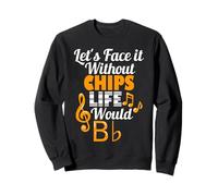 Sin Chips Life Would B Patatas Patatas Fritas Planas Sudadera