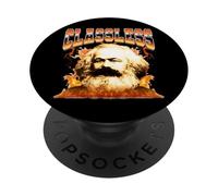 Sin Clases Karl Marx Comunismo Socialismo Comunista Años 90 PopSockets PopGrip Adhesivo