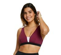 Sin Complejo Top Bañador sin armaduras para Mujer, Colorblock Ciruela, 42-44
