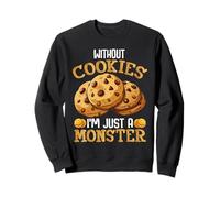 Sin Cookies Soy Solo Un Monstruo Sudadera