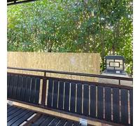 Sin Cordón Persianas Enrollables de Bambú para Balcón, Naturale Cortina de Paja para Interiores Exteriores, Shade Roll-Up Blinds para Ventana(90Wx210Hcm)