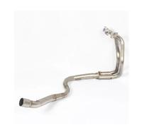 Sin cordones Para Ninja 250 300 Para Z250 Para Z300 2008-2017 Años Escape Motocicleta Tubo Conexión Frontal Acero Inoxidable(Style 2)