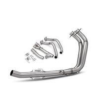 Sin cordones Para T700 T700S T-700 AW30 2019-2026 Conjunto Sistema Completo Tubo Acero Inoxidable Motocicleta(Style 1)