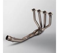 Sin cordones Para Z750 Para Z800 Modificación Tubo Frontal Acero Inoxidable Deslizamiento 51mm Sistema Silenciador Motocicleta(Style 2)