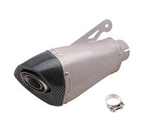 Sin cordones Silenciador Sistema Tubo Escape Motocicleta Slip On 60MM Para S1000 S1000R S1000RR Acero Inoxidable Extraíble