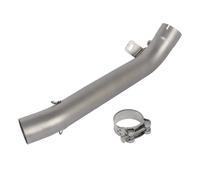 Sin cordones Slip On Para Suzuki GSXR1000 K7 K8 2007-2011 Sistema Motocicleta Tubo Conexión Medio Acero Inoxidable 60mm(Type N)